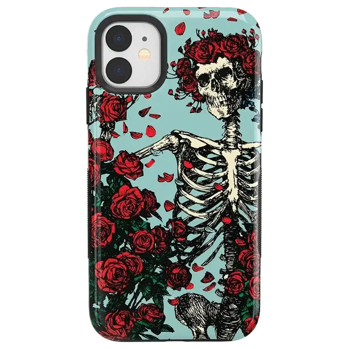 Forever Grateful | Grateful Dead Skeleton Floral Case