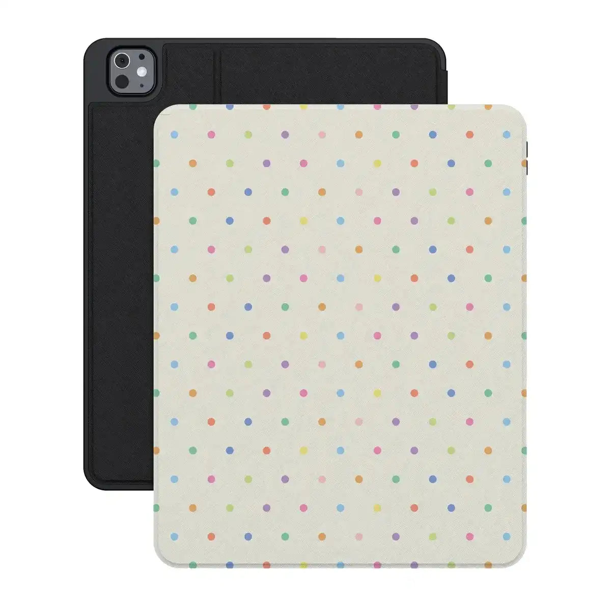 On the Dot | Rainbow Polka Dot iPad Case