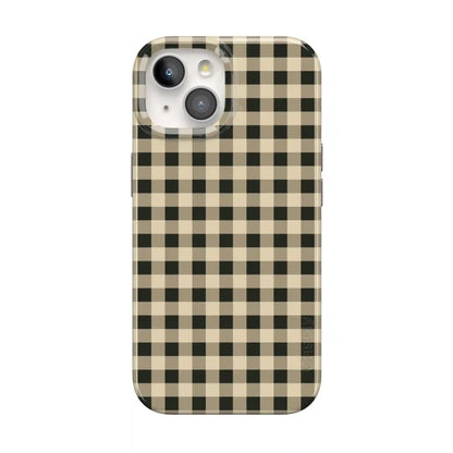 Cedar Lane | Black & Cream Gingham Case