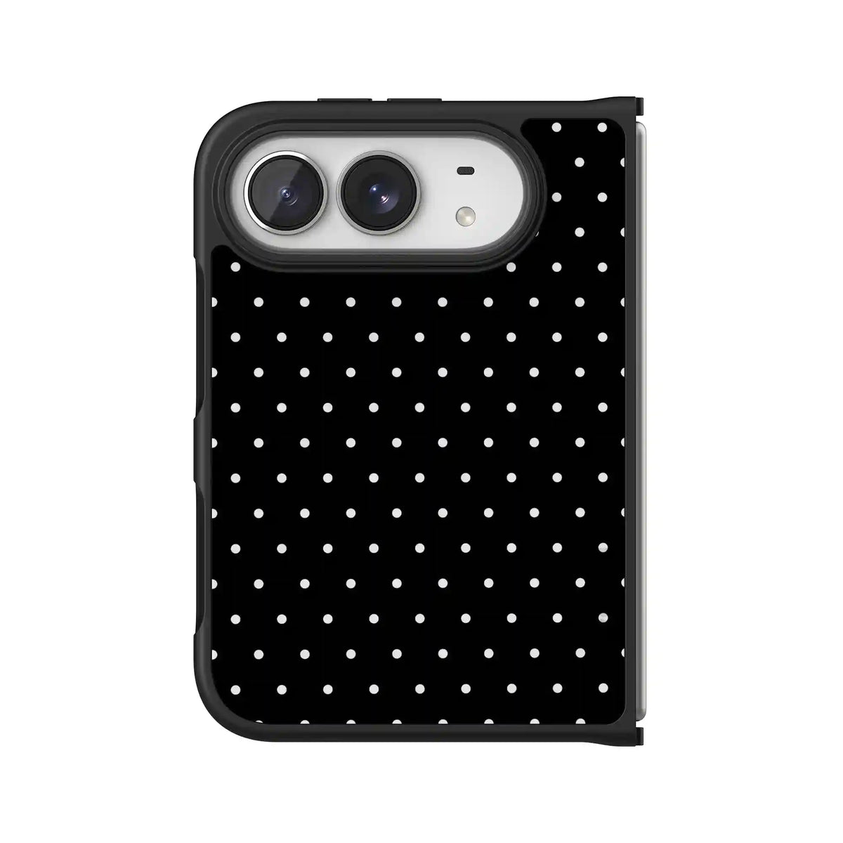 On the Dot | White Polka Dot Case