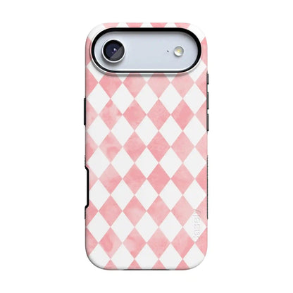 Queen of Diamonds | Pink Watercolor Case
