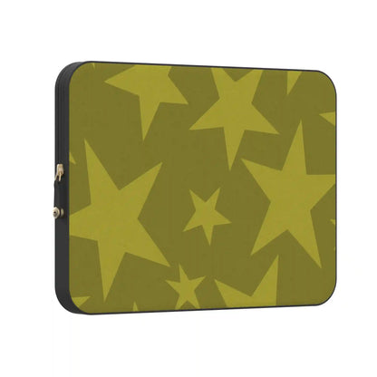Stars Align | Green Stars Laptop Case