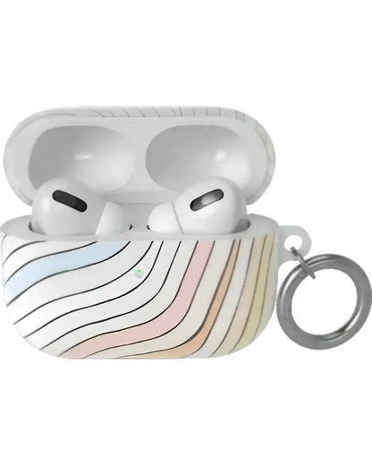 Ride The Wave | Pastel Rainbow Lined AirPods Case