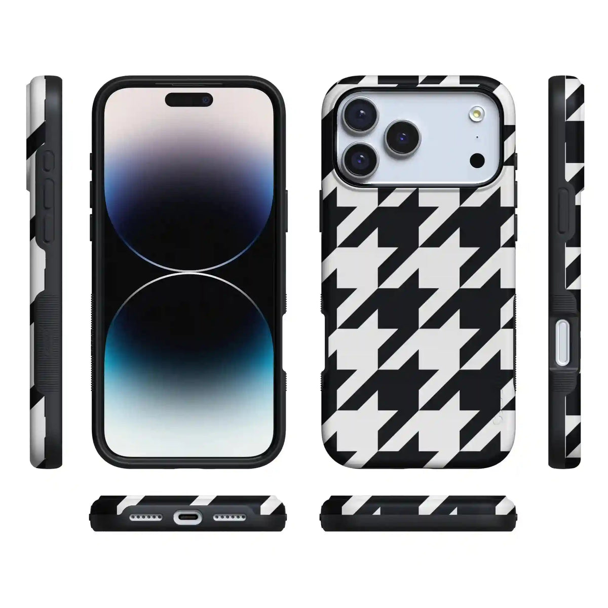 Houndstooth | High Contrast Design Case
