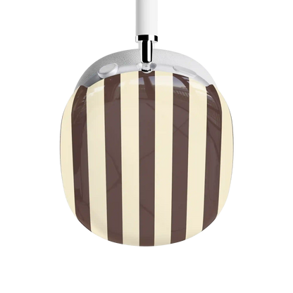 S'more Stripes | Brown Striped AirPods Max Case