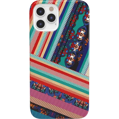 Wearing Layers | Layered Patchwork iPhone Case