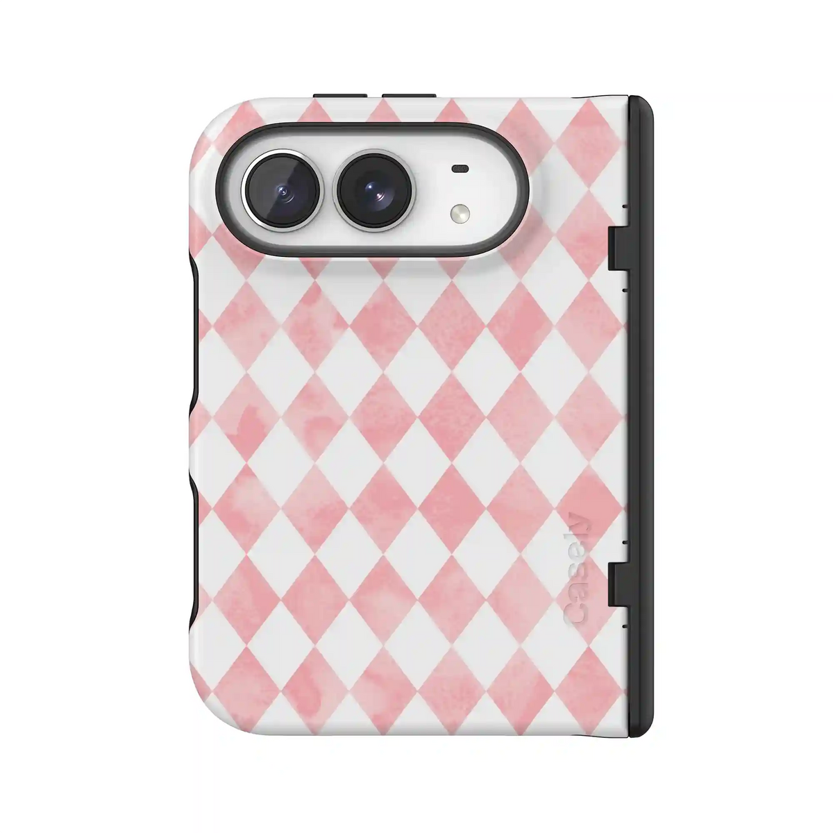 Queen of Diamonds | Pink Watercolor Case