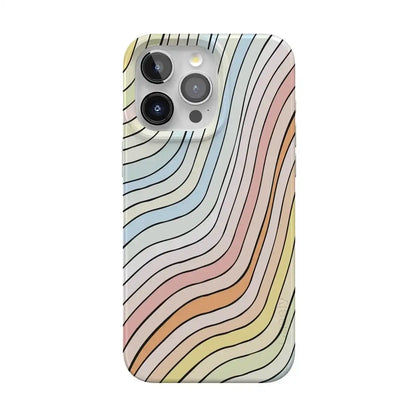 Ride The Wave | Pastel Rainbow Lined Case