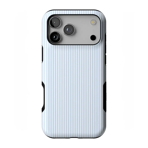 Stripes and the City | Light Blue Pinstripe Case