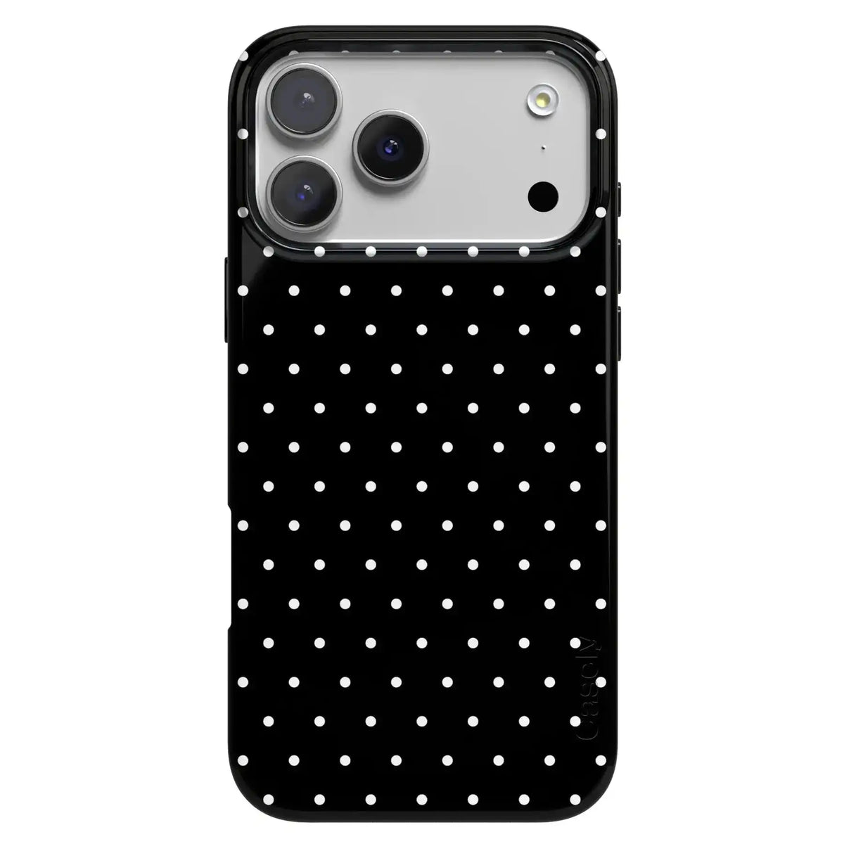 On the Dot | White Polka Dot Case