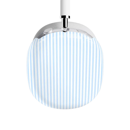 Stripes and the City | Light Blue Pinstripe AirPods Max Case