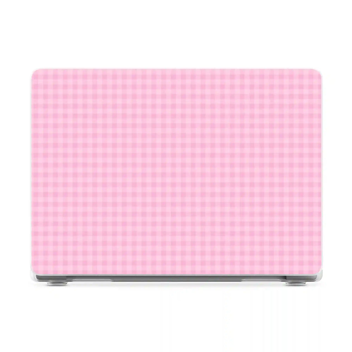 Sweet Jam | Light Pink Gingham Laptop Shell