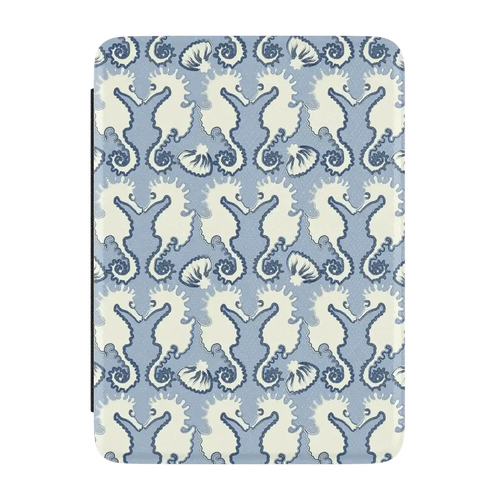 Seahorse Drift | Coastal Blues Kindle Case