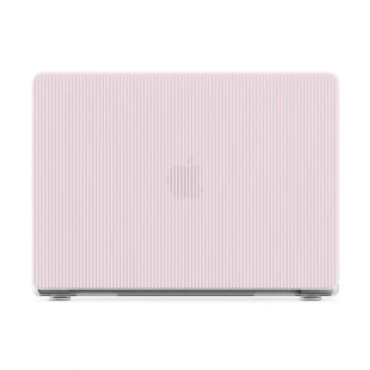 Stripes and the City | Light Pink Pinstripe Laptop Shell