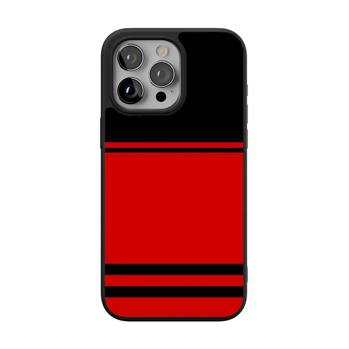 Storm Warning | Black & Red Stripes Case