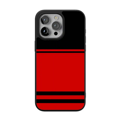 Storm Warning | Black & Red Stripes Case