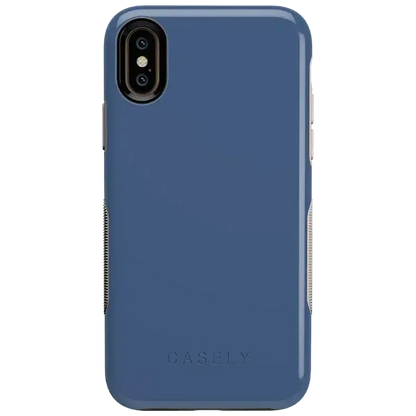 Steel Blue on Nude | Ultra-Protective Bold Case