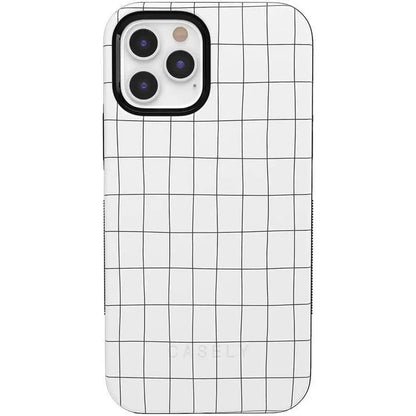 Off the Grid | White & Black Lined Case