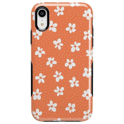 Flower My World | Burnt Orange Floral Case