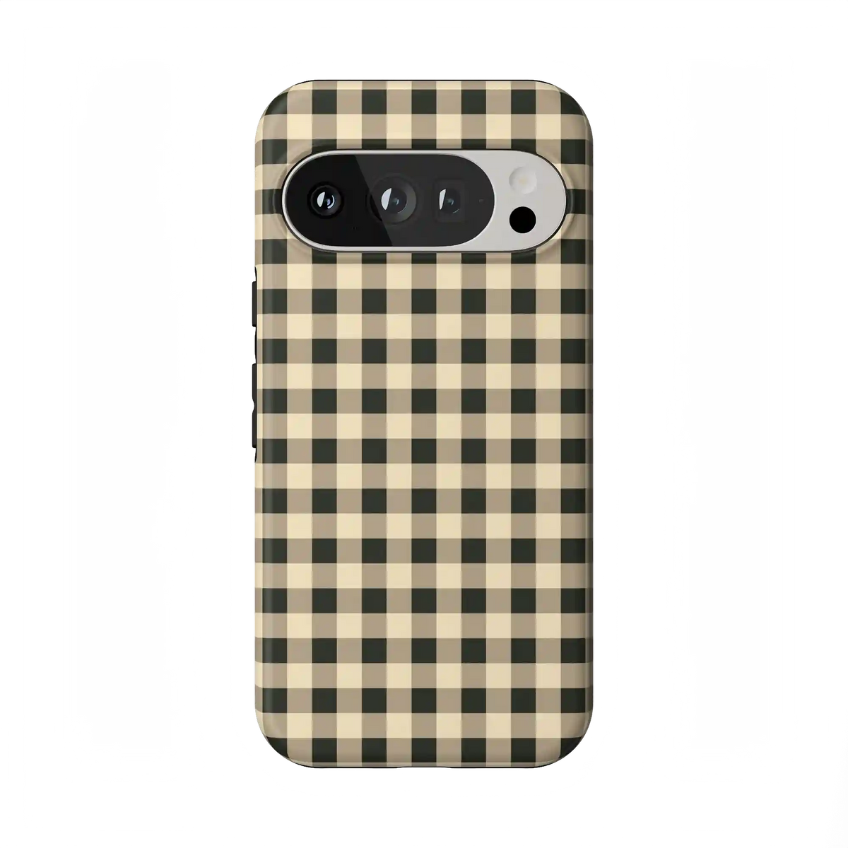 Cedar Lane | Black & Cream Gingham Case