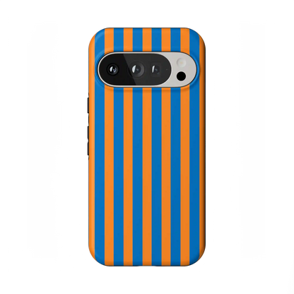 Go New York | Blue & Orange Stripes Case