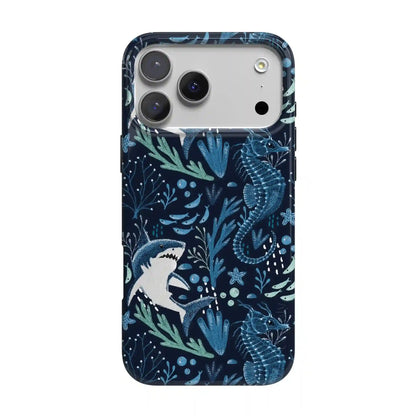 Midnight Reef | Shark Print Case