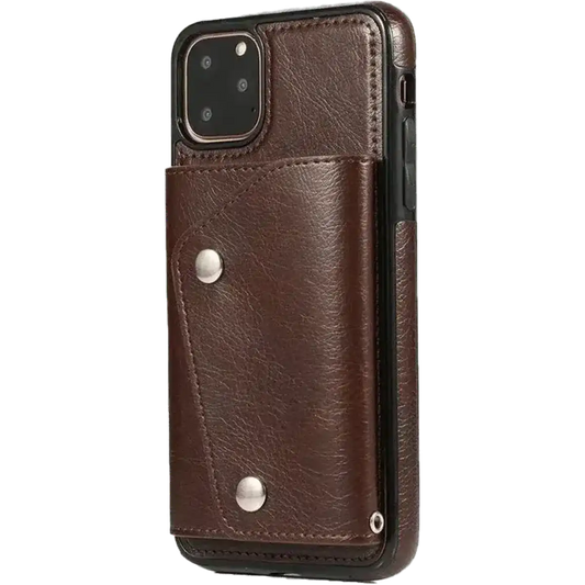 Brown Vegan Leather | Wallet Case
