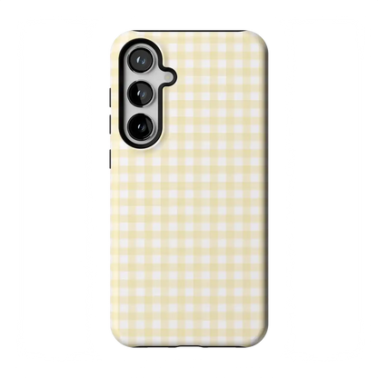 Pastel Picnic | Yellow Gingham Case