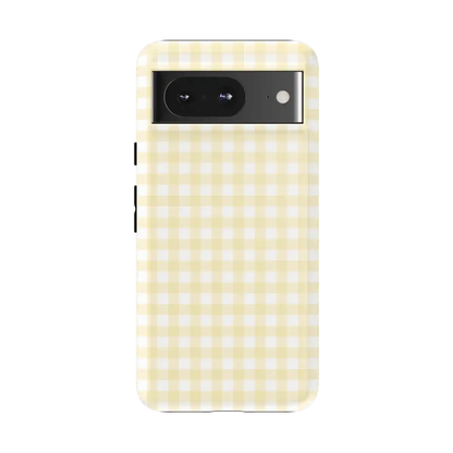 Pastel Picnic | Yellow Gingham Case