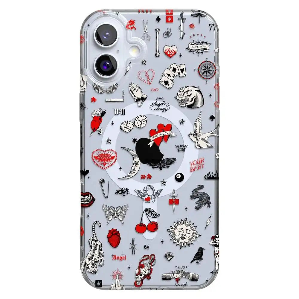 Not a Phase | Clear Flash Tattoo Case