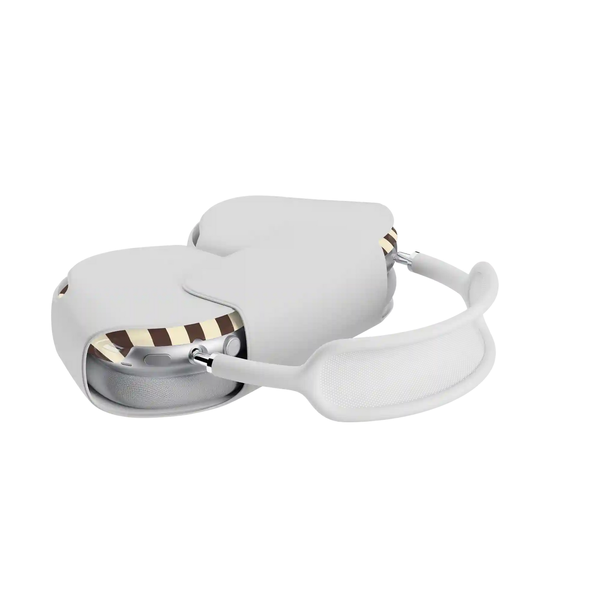S'more Stripes | Brown Striped AirPods Max Case