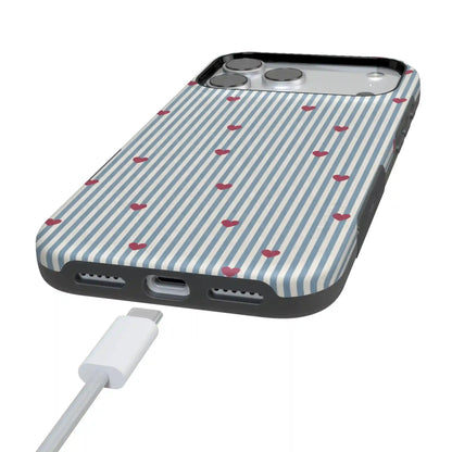 Love Lines | Blue Stripes Case