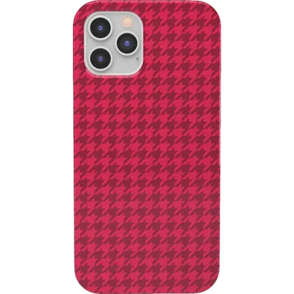 Best Dressed | Red Houndstooth Case