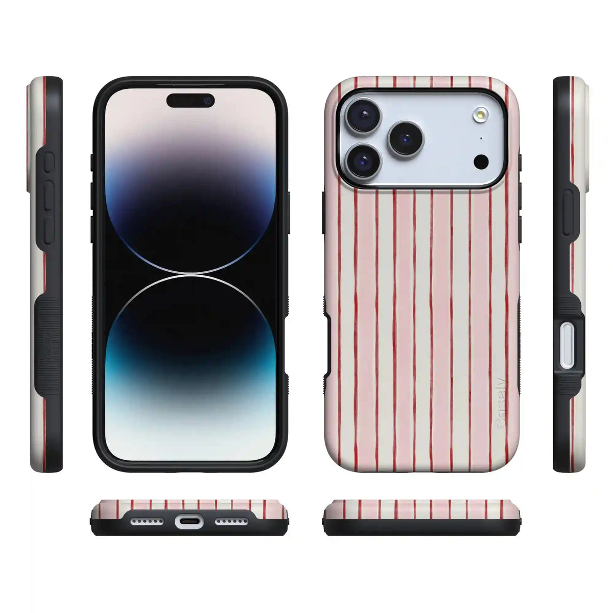 Pretty in Pastel | Blush Stripes Case