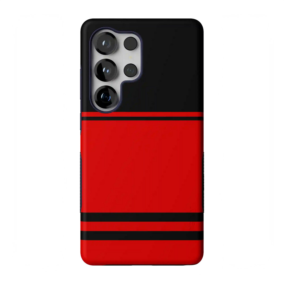 Storm Warning | Black & Red Stripes Case