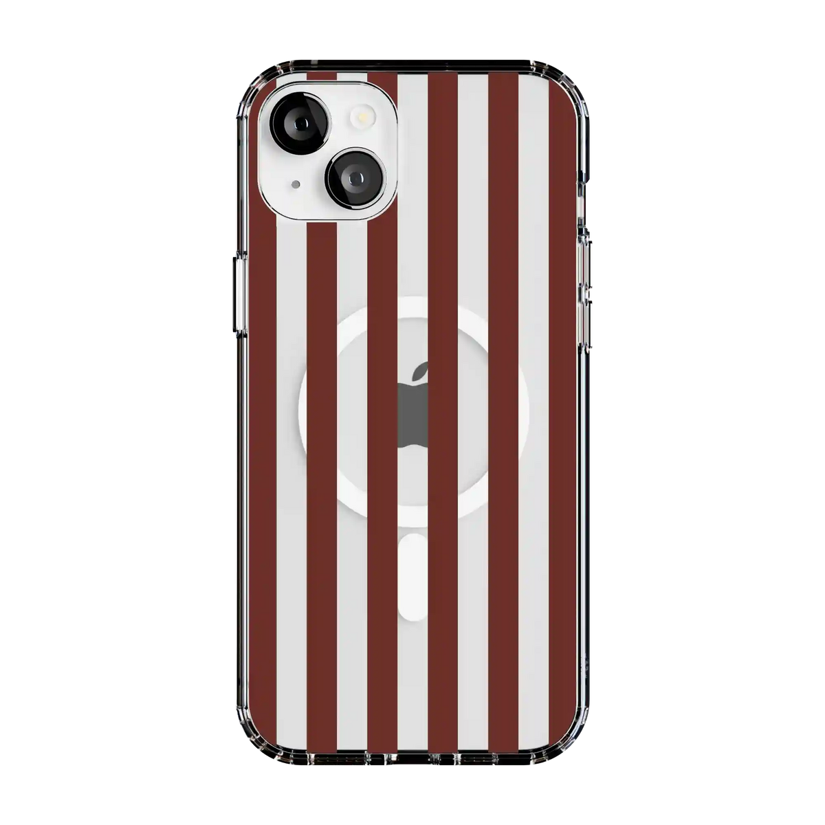 Sunday in Brooklyn | Burgundy Stripes Case