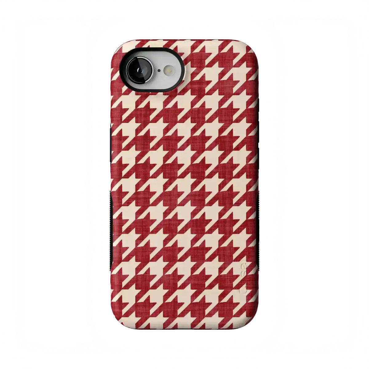 Scarlet Stitch | Red Houndstooth Case
