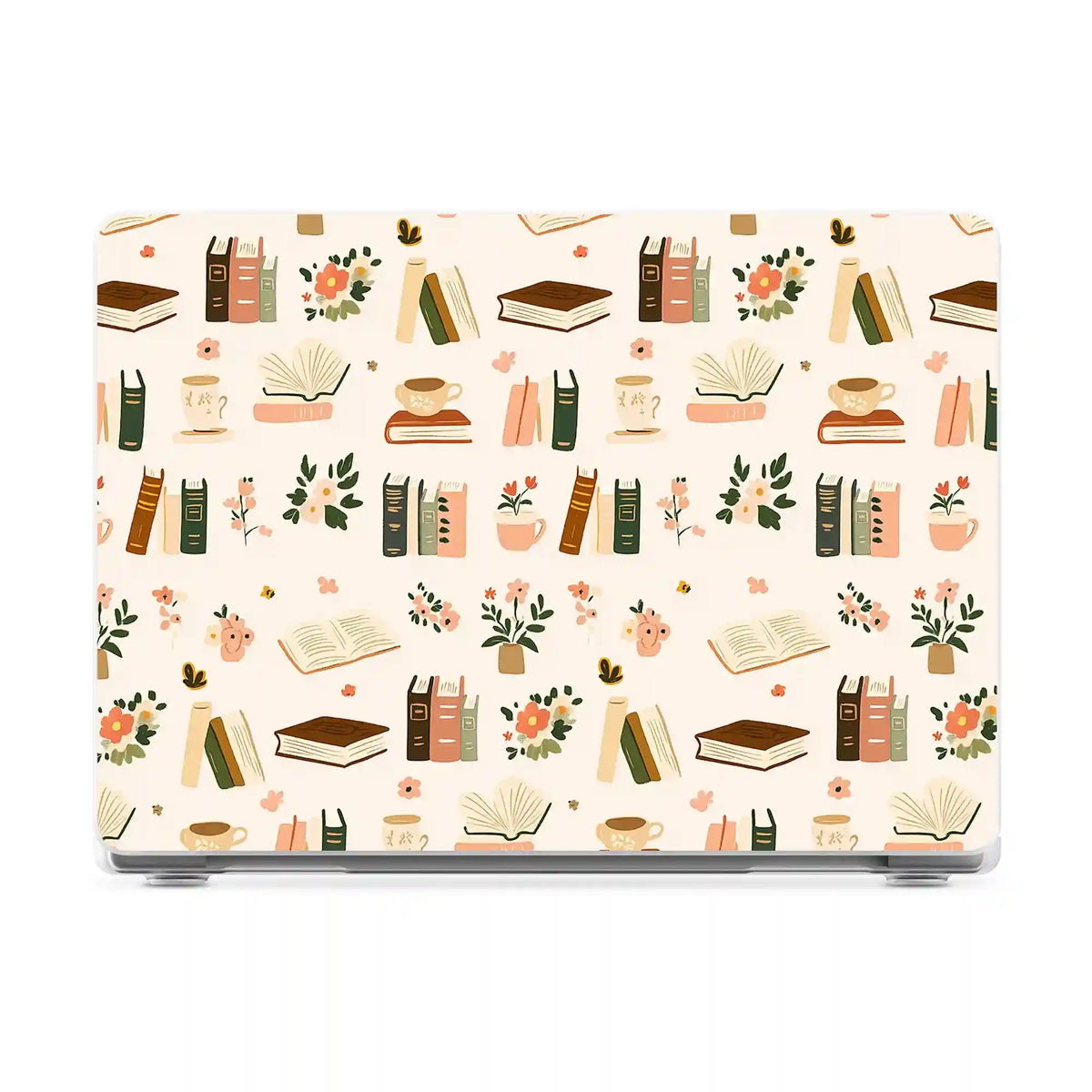 Cozy Fiction | Books & Blooms Laptop Shell
