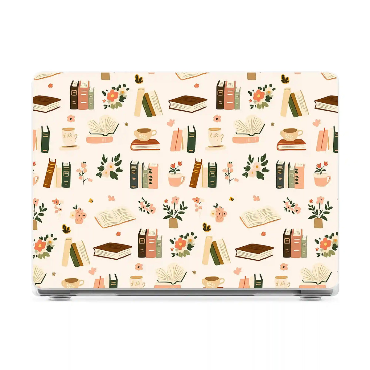 Cozy Fiction | Books & Blooms Laptop Shell