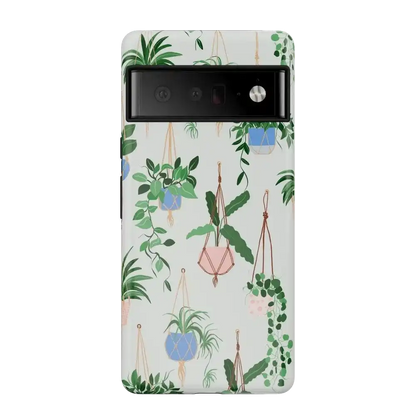Hanging Around | Potted Plants Floral Google Pixel Case