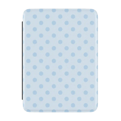 Spotted in SoHo | Light Blue Polka Dot Kindle Case