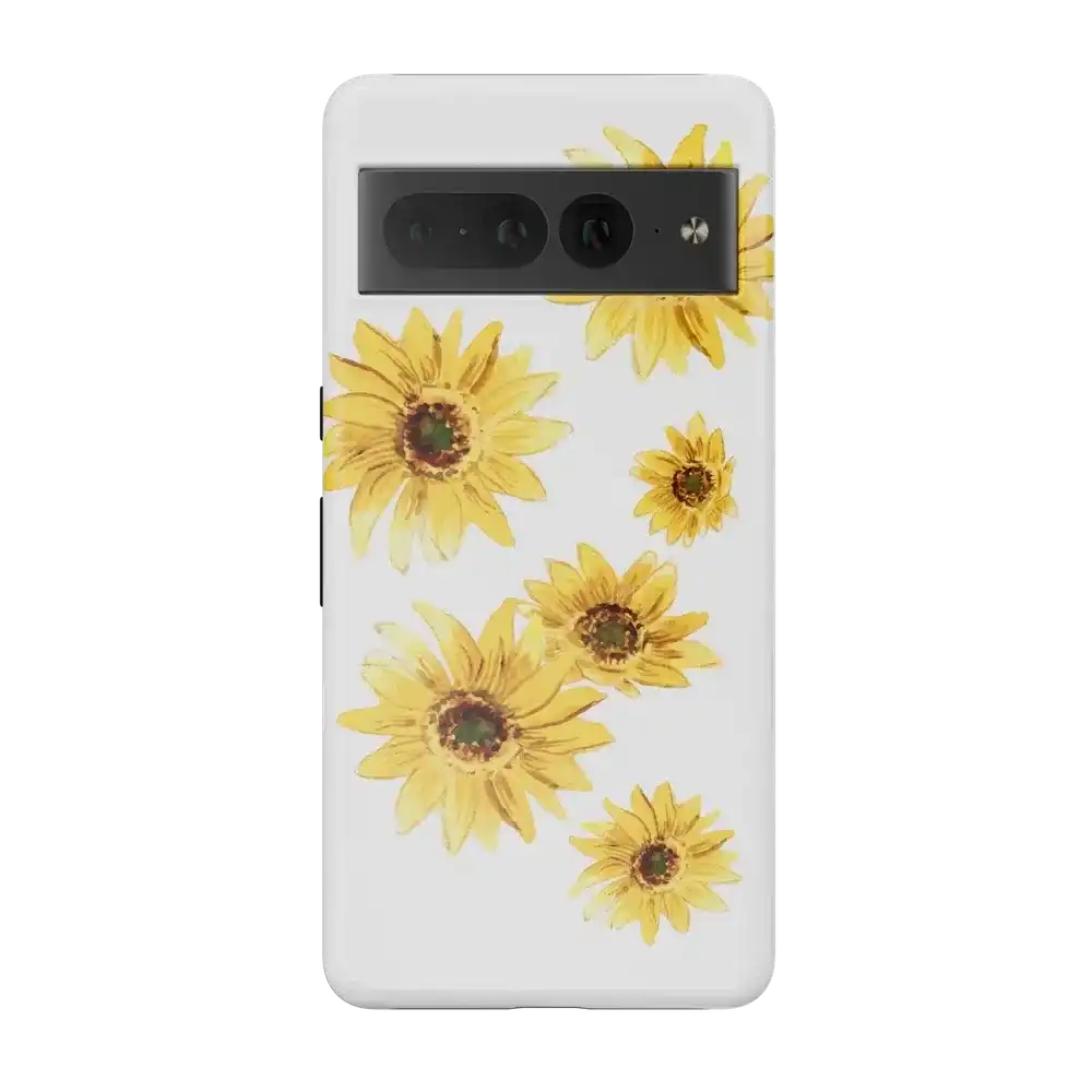 Golden Garden | Yellow Sunflower Floral Google Pixel Case