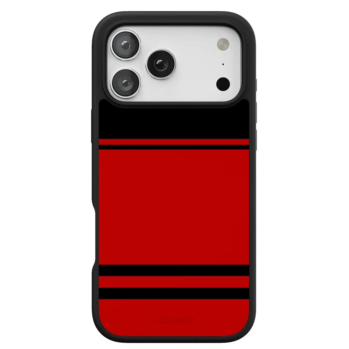 Storm Warning | Black & Red Stripes Case