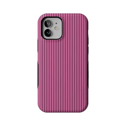 Stripes and the City | Pink & Purple Pinstripe Case