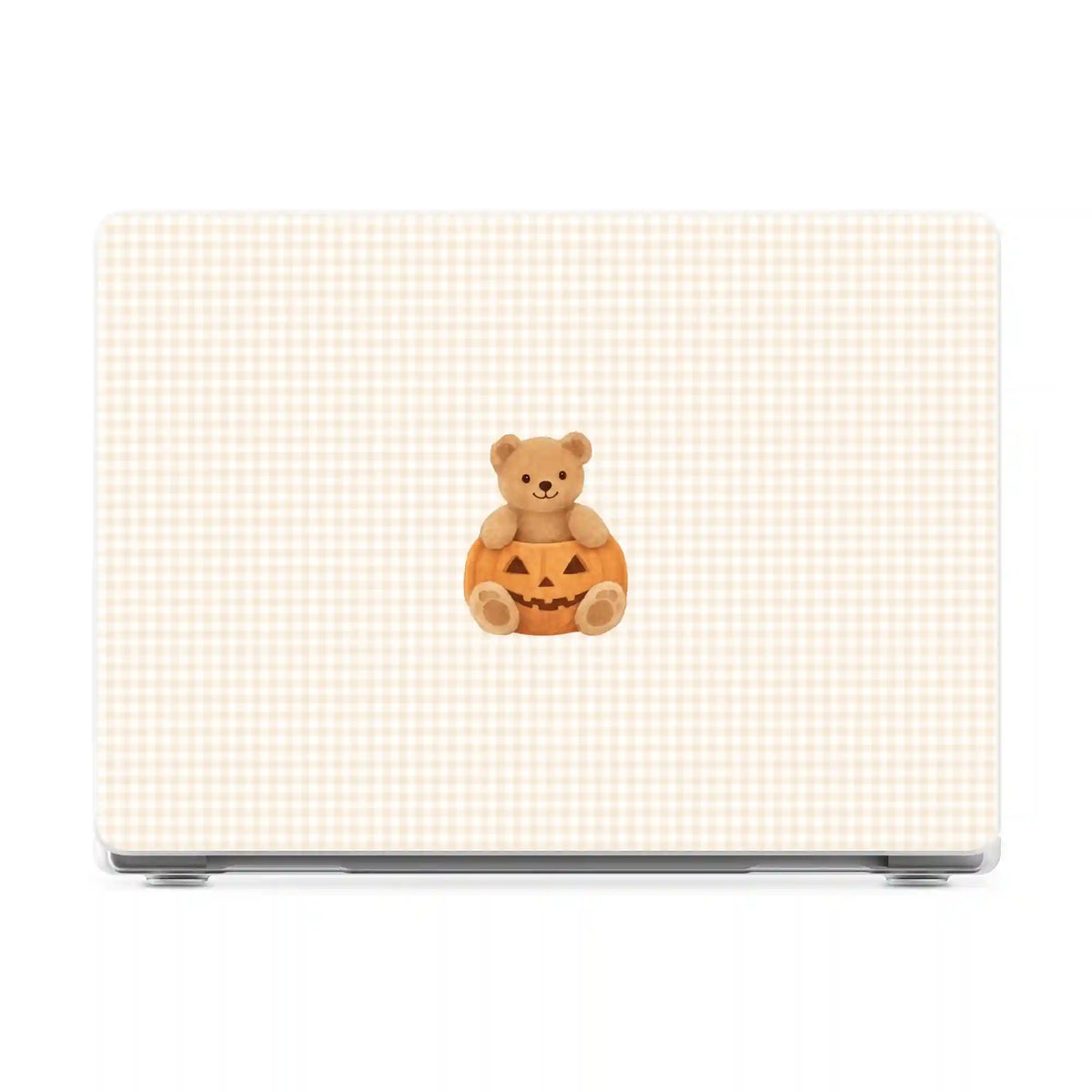 Teddy Boo | Gingham Bear Laptop Shell