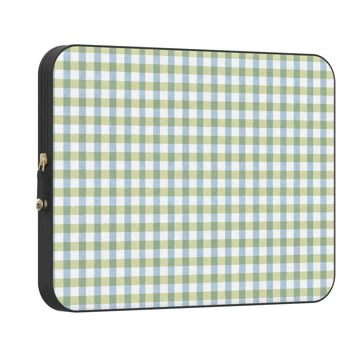 Pastel Picnic | Blue & Green Gingham Laptop Case