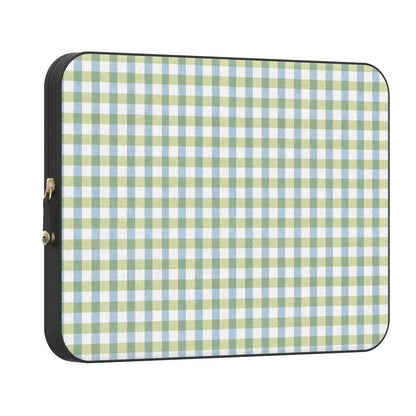 Pastel Picnic | Blue & Green Gingham Laptop Case