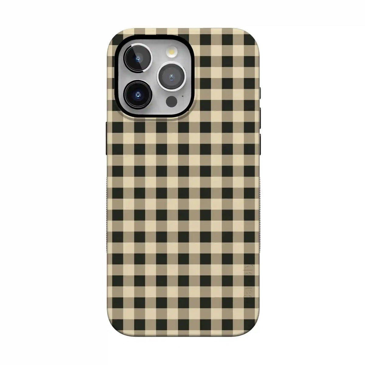 Cedar Lane | Black & Cream Gingham Case