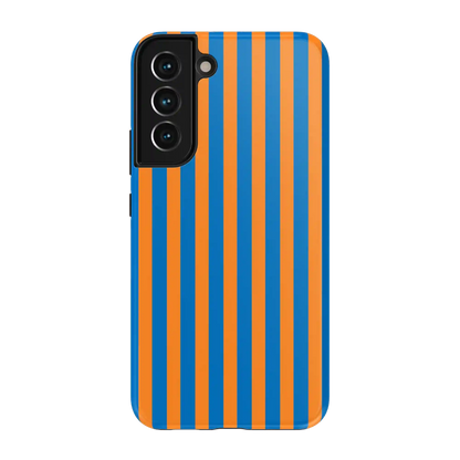 Go New York | Blue & Orange Stripes Case