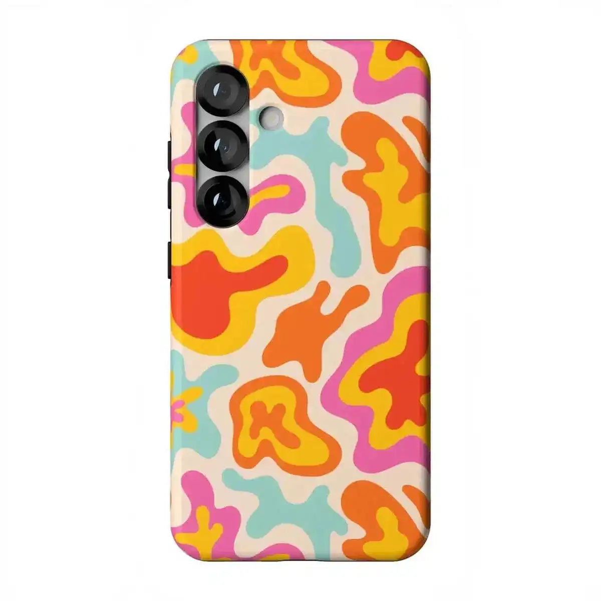 Tropical Color Splash | Abstract Retro Samsung Case